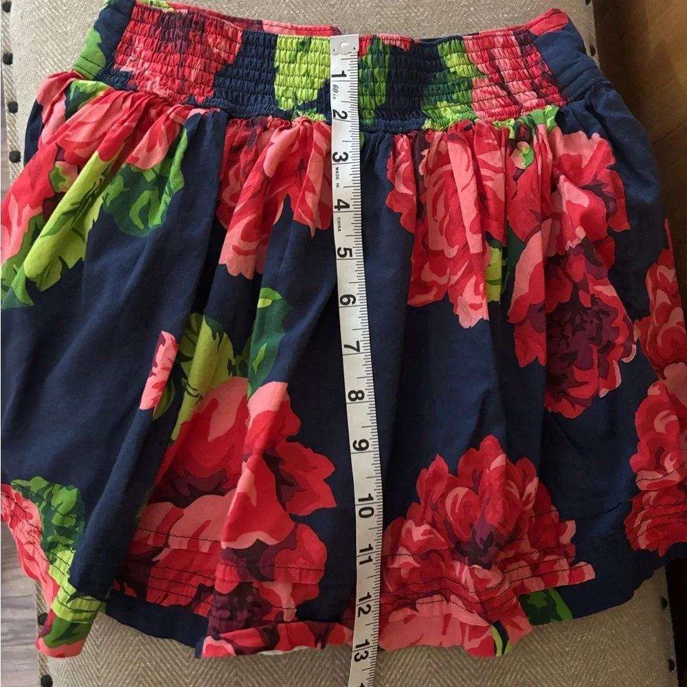 Abercrombie & Fitch Floral Rose Flutter Skirt | Size XS